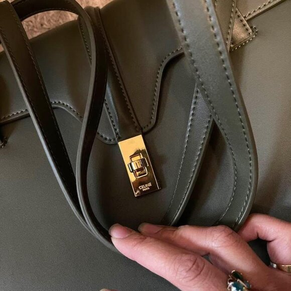 strathberry Olive green C work bag - Picture 2 of 4